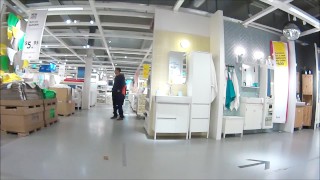 IKEA PUBLIC  SHOPPING FUCK PISS AND CUM